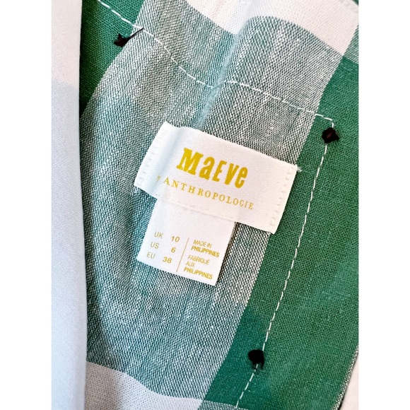 Anthropologie Maeve Greta Gingham Midi Dress - Picture 13 of 13